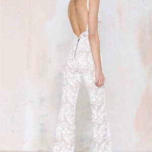 Stone Cold Fox Dylan Lace Jumpsuit size 3 / Large